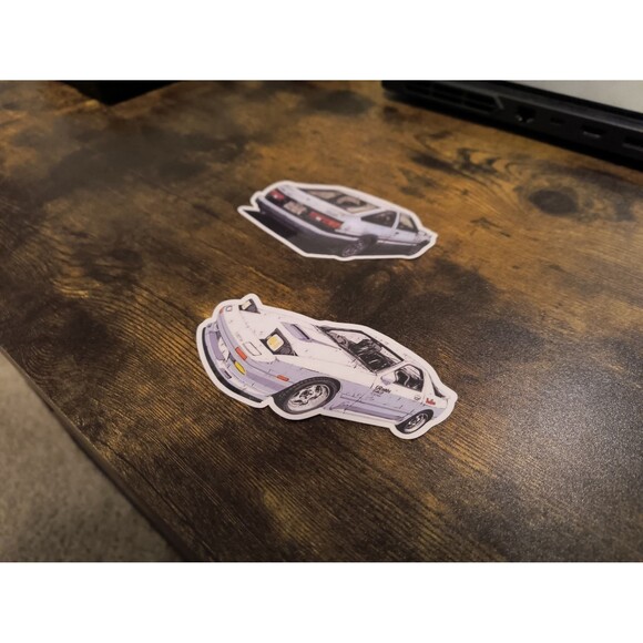 Initial D AE86 86 FC FC3S Die Cut Stickers Anime Manga Ryosuke Takumi Drift JDM - Picture 4 of 4